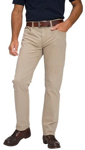 JP 1880 Pantalones de Sarga para Hombre, Tallas Grandes L-8XL, 809749, Arena, 44W x 32L
