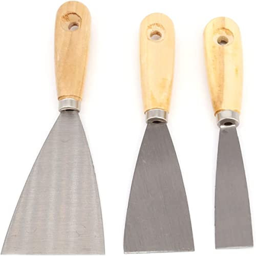 Buystarget 3pc Decorators Filling Knife Wallpaper Paint Scraper Set Scrapers Decorating