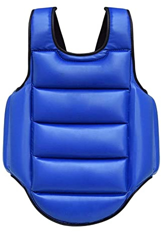 harayaa Karate Guard Chest Adjustable Shield Protection Pad Rib Shield Equipment Mma Taekwondo Protector Vest for Adults Kids, Martial Arts, Sanda