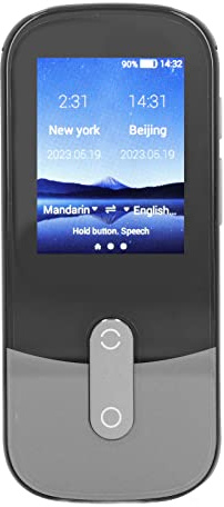 Portable Language Translator Device, Two Way Smart Instant Translator in Real Time, Offline Online Voice Photo Translation, Support 119 Languages for Business, Learning, Travel