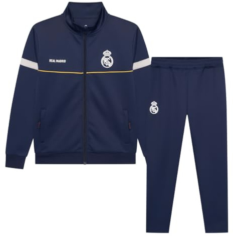 Real Madrid Tuta da allenamento blu per bambini - n. 29 - Set per bambini prodotto ufficiale (FR/ES, età, 8 anni, regolare)