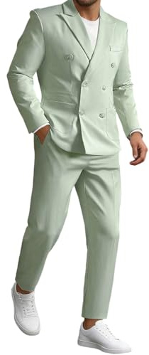 Abiti Classici Da Cerimonia Per Lo Sposo E I Testimoni Abbigliamento Formale Dal Taglio Sartoriale Uomo Abito In Lino Con Bottoni Giacca Pantaloni Cena Ballo Risvolto A Picco Set Di Due Pezzi