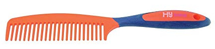 HY EQUESTRIAN Pro Groom Comb - Navy/Orange