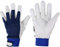 Welding Gloves - 24CM Goatskin Leather Welders Gloves Gardening Welding Wood Stove Work Gloves Heat Resistant Glove, Christmas Birthday Gifts for Men Women