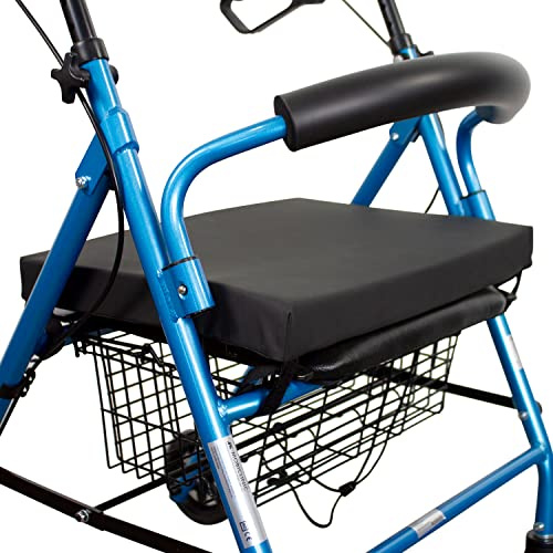 Mobiclinic®, Anti-dekubitus-kissen rollatoren, Europäische marke, Kompatibel mit den meisten, Viskoelastisches kissen für, Waschbarer bezug, Haltungspolster, Klettverschluss