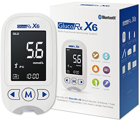 GlucoRx X6 Multi-Functional Monitoring System