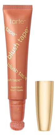 tarte blush tape liquido blush – Trucco per guance in crema costruibile, formula leggera, sfuma l'aspetto per un bagliore radioso, vegano e cruelty-free, full size, pesca