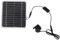 Solar-Wasserpumpen-Set, 12 V, 50 W, Solar-Brunnenpumpe für Vogelbad, Geräuscharmes Solar-Brunnen-Set für Teiche, Aquarien, 24-Stunden-Betrieb, Stromspeicherfunktion