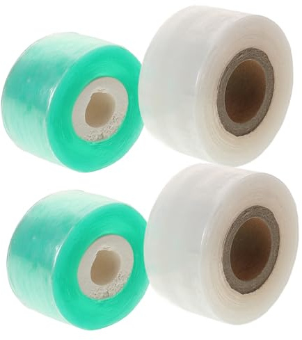WHAMVOX 4 Rolls Gardening Tape Tool for Plant Repair Grafting Tapes Weatherproof PVC Floral Fruit Tree