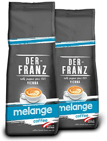 Der-Franz Melange Kaffee, gemahlen, 2 x 500 g
