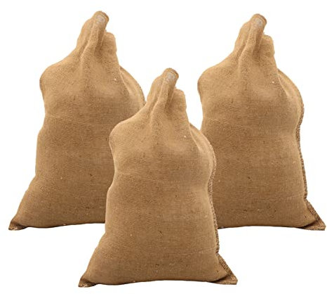 Ciieeo 3pezzi Sacchetti Juta Multiuso Sacchi Resistenti Per Orticoltura Conservazione Alimenti e Gioco Per Raccolta Frutta Trasporto Rifiuti e Protezione Piante Da Intemperie