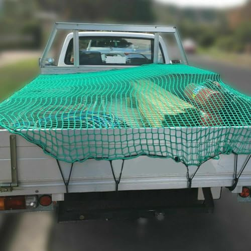 Cargo Net For Trailer Pickup Truck Bed Cover, Heavy Duty Luggage Bungee Net, Mesh Holds Elastic Cargo Bungee Net, Strong Netting Mesh For Car Secure Loads(2 *)
