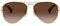 Ray-Ban Unisex RB3449 Sonnenbrille, Gold (Gestell: Gold, Gläser: Braun Verlauf 001/13), Large (Herstellergröße: 59)