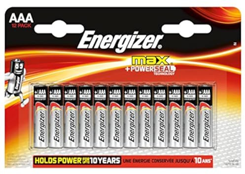 Energizer Max Alkaline AAA, 12 Pack