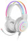 Mars Gaming MHRGBW, Cuffie Chroma RGB Flow, Microfono Professionale, Suono Spaziale, Bianco