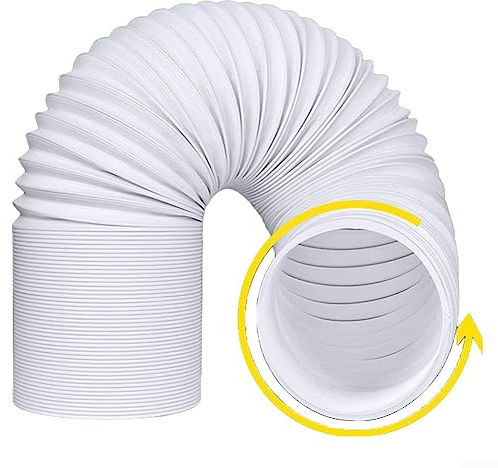 Manguera de escape de aire acondicionado, manguera de ventilación de rosca de 15 cm y 13 cm de diámetro, tubo de aire flexible portátil para aire acondicionado, deshumidificadores, secadoras de ropa