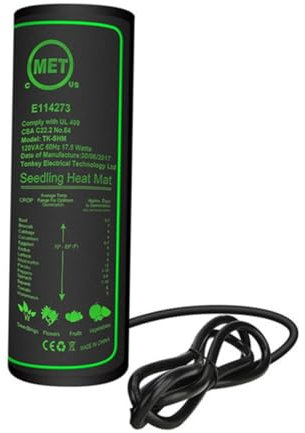 KITANDOVE 230v Riscaldante Per Riscaldatore Per Germinazione Semi e Silicone Eu Per Propagazione e Coltivazione Serra