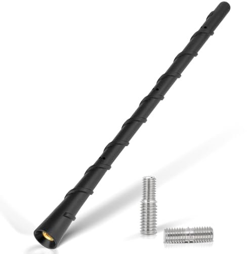 Bingfu Autoantenne Kurz 23cm Auto Dachantenne Kfz Stabantenne Ersatz für Autoradio mit Kompaktem, Stilvollem Design und Starker FM/DAB Signalstärke