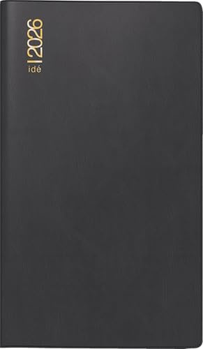 rido/idé fickkalender mod. TM 15 2026 | A6, plast, svart