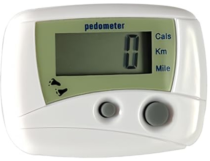 Ylnailky Podómetro para Caminar,Contador Digital LCD con Registro de Pasos | Monitor Deportivo para Registrar Distancia en Natación | Interior