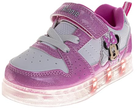 Chaussures lumineuses Minnie La Reine des Neiges Stitch Moana Disney Princesse LED pour filles