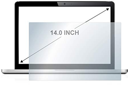BROTECT 14 Entspiegelungs-Schutzfolie für Notebooks mit 14,0 Zoll (35.6 cm) [305 mm x 185 mm, 15:9] Displayschutz-Folie Matt, Anti-Fingerprint