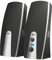 Trust Mila 2.0 PC Lautsprecher, 10 W (5 W RMS), Stereo Computer Boxen, Kopfhöhreranschluss, 3,5 mm AUX Klinke, USB-Betrieb, Lautsprecherset für PC/Laptop - Schwarz/Silber