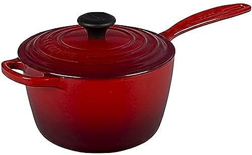 Le Creuset Enameled Cast Iron Signature Saucepan, 2.25 qt., Cerise