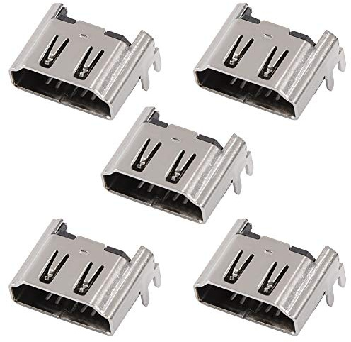 Presa di Ricambio per connettore interfaccia Porta HDMI 5 Pezzi Compatibile con Scheda Madre 4