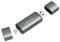 LogiLink CR0043 - USB 3.2 (Gen1) Lecteur de Cartes SD et microSD dans Un boîtier en Aluminium pour Cartes mémoire jusqu'à 2 to, Connexion USB A ou USB-C