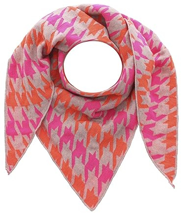 Zwillingsherz Pañuelo triangular con cachemira y lana para mujer, niña, niños, pañuelo de cachemir de alta calidad en patrón de pata de gallo, bufanda perfecta para primavera, verano, otoño e