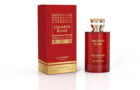 MILESTONE Equator Rouge Women Eau de Parfum 100ML - Long-Lasting, Bold & Sophisticated Floral Fragrance, Ideal for Daily Wear or Special Occasions, Elegant & Refined Scent Experience