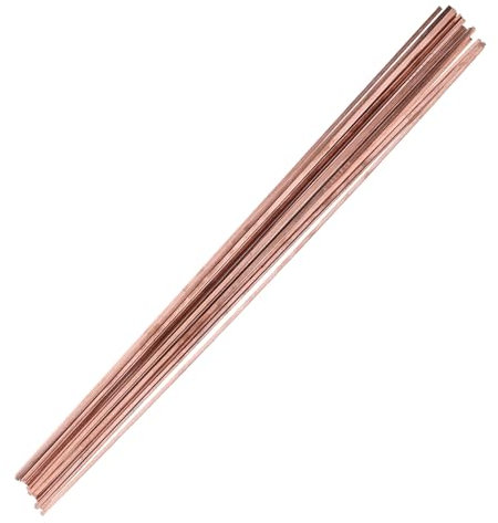 UKCOCO 20 Piezas Alambre Tubular De Cobre Mig De Aluminio Varilla De Soldadura De Cobre Varilla De Soldadura De Acero Dulce Alambre De Núcleo De Fundente De Aluminio Varillas Para Soldar