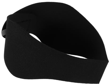 VANZACK Adjustable Swimming Headband for Boy Girl Adults Ear Protection Hair Band for Diving Surfing and Water Sports Black