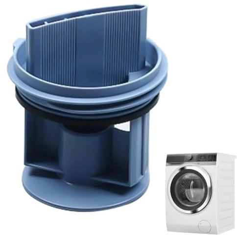 Filtro Pompa Scarico Lavatrice JYNVO Blu per Bosch Siemens