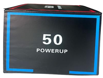 perfk Attrezzo per Esercizi di Salto, Cubo Palestra 30x35x40 Cm, Box Pliometrico 3 in 1 per L'agilità E L'allenamento della Ad Alta Densità, per Salto, Equilibrio E Coordinazione, Style G