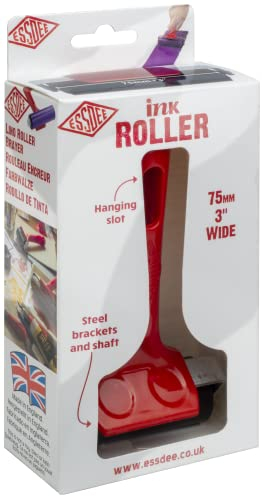 Essdee Gummirolle Rot & Schwarz 75mm/3 *