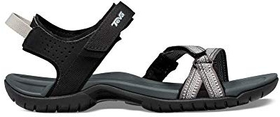Teva Women's W Verra Open Toe Sandals, Black Antiguous Black Multi, 7.5 UK