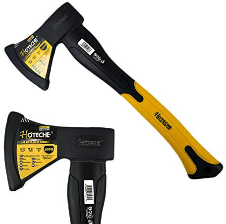 topolenashop Ascia spacca Legna picozzino 600 gr accetta Legno Manico Resina ergonomico