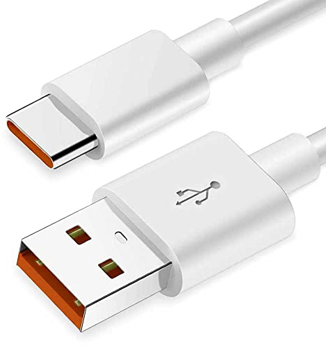 OcioDual Cable USB C Carga Rapida, Cable USB Tipo C Carga Rapida, USBC, 50cm 5A 100BA, Blanco, Alimentación y Datos, Accesorio Cargador Rápido, Quick Charge Smartphones, Tablets