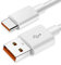 OcioDual Cable USB C Carga Rapida, Cable USB Tipo C Carga Rapida, USBC, 0,3mm 5A 100BA, Blanco, Alimentación y Datos, Accesorio Cargador Rápido, Quick Charge Smartphones, Tablets