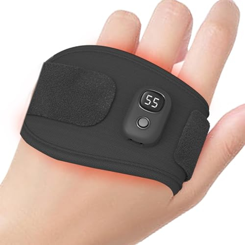 Elektrisk handledsomslag, handsfree handledsvärmare med 3 temperaturnivåer, elektroniskt i kallt väder för vandring, bergsklättring, cykling, skrivning, devo, svart, Se référer au descriptif