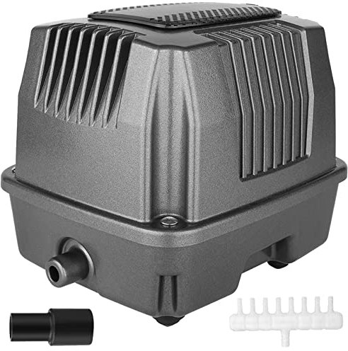 FUMAK Linear Air Pump for Aeration, 950GPH Septic Air Pump Pond Aerator for Koi Pond, Aquarium, Waste Treatment, Fish Farm, Seafood Restaurant, Hydroponic