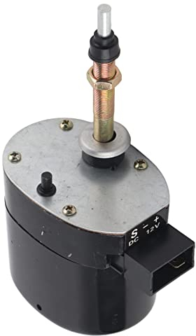 Estink Motorino del Tergicristallo, Motore Tergicristallo 12V in Metallo per Cabina Trattore con Campo di Pulizia a 105 Gradi, Motore Tergicristallo Universale per Trattori