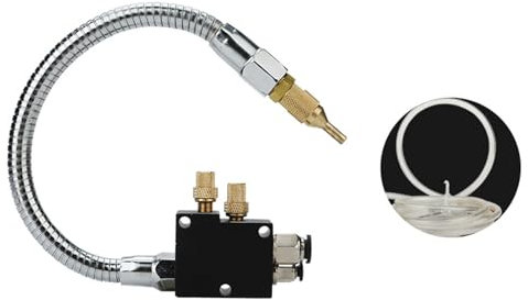 Coolant Lubricant Spray System Engraving Machine Cutting Fluid Cooling Spray with Quick Install Air Pipes Adjustable Cooling