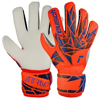 Reusch Attrakt Solid Junior Torwarthandschuhe für Kinder für Verschiedene Spielfeldoberflächen