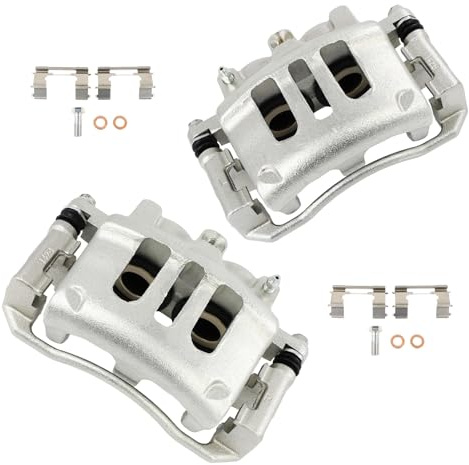 cciyu Front Left & Right Brake Calipers Assembly w/Bracket 18B4841 18B4840 For Ford For Crown Victoria/For Grand Marquis,For Lincoln For Town Car,For Mercury For Grand Marquis/For Marauder