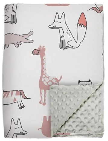 CoudarTitie Copertina per Neonati, Copertina per Neonati, Biancheria Da Letto Morbida, Coperte per Neonati, Piumoni, Fasce per Neonati, Shower, Regali, Modello Giraffa, Taglia unica bambino