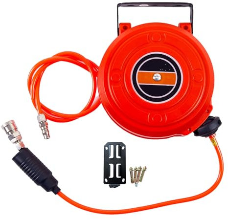 Rullo automatico per tubo 'aria - Robusto Roll -Up Drum con supporto rotante, qualità industriale | Tubo 'aria compressa automigliorante con protezione da perdite per l'uso