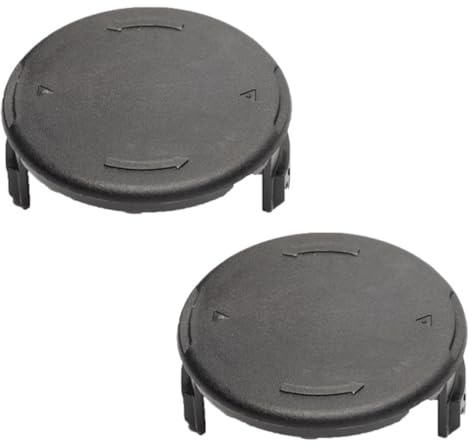 DIFLAX 2 Pezzi Copertura Bobina Tagliabordi, Ricambio Copertura Bobina, Coperchio Bobina Decespugliatore, Bobina per Tagliabordi, Per PRT 550 A1/A2/A3/A5, PRTA 20-Li B2/C3, Adatto per Parkside